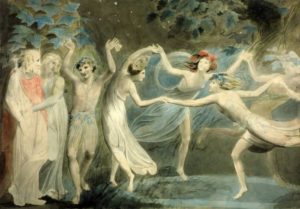 William Blake - Oberon, Titania, Puck e le fate danzanti (1786)