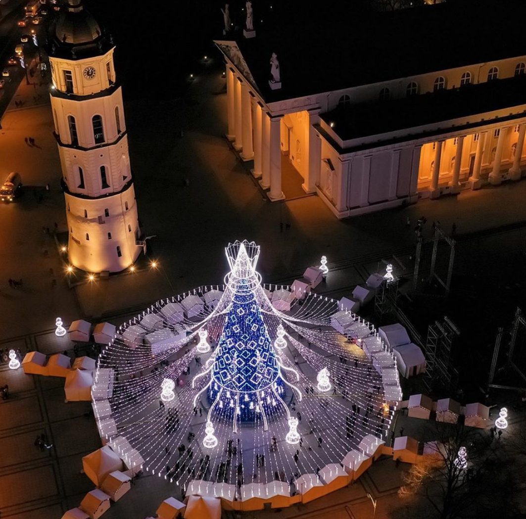 Vilnius - Il mercato di Natale